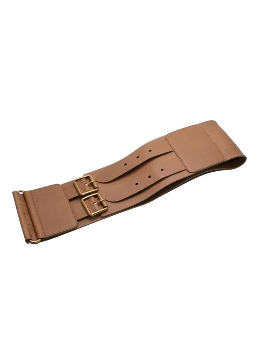 Dior D Waist Belt Leather Embossed Logo